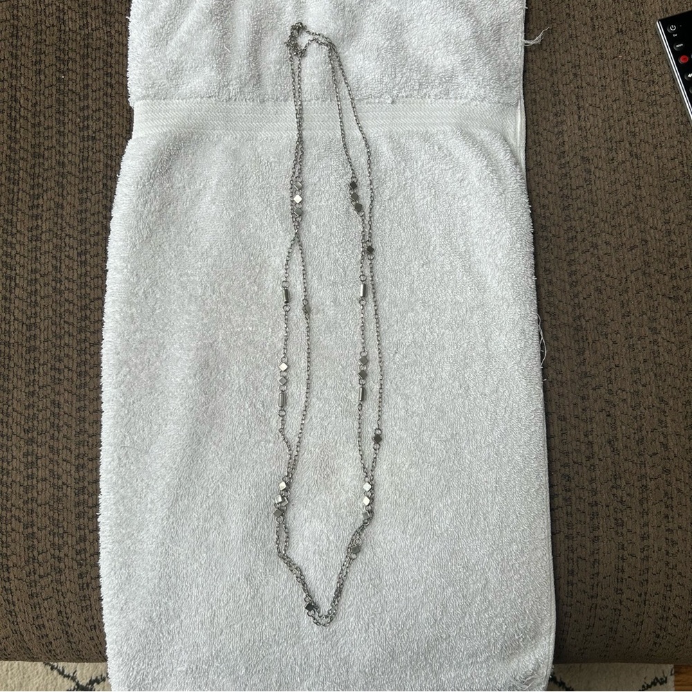 Layered Silver Necklace